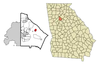 Localisation de Stone Mountain