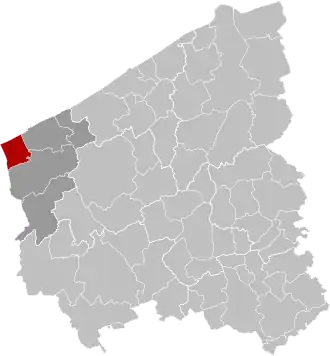 Localisation de La Panne