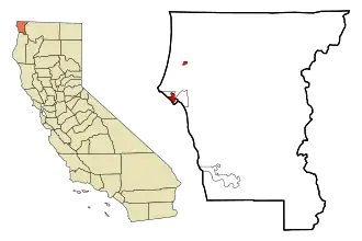 Localisation de Crescent City