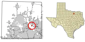 Localisation de Lakewood Village