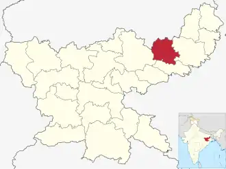 Localisation de District de Deoghar