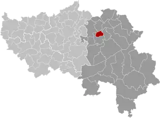 Localisation de Dison