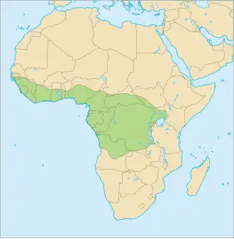 Description de l'image Distribution M. tricuspis.svg.