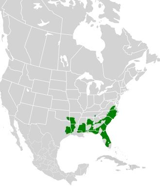 Description de l'image Dryobates borealis map.svg.