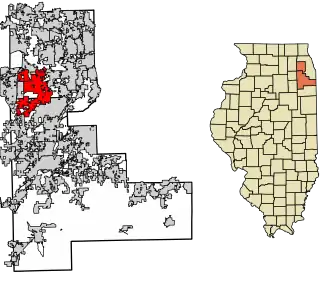 Localisation de Naperville