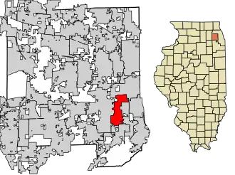 Localisation de Westmont