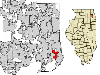 Localisation de Willowbrook