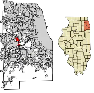 Localisation de Woodridge
