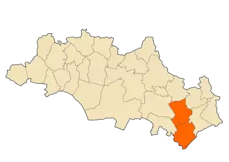 Localisation de Daïra de Dhalaa