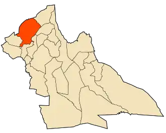 Localisation de Gueltat Sidi Saad