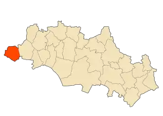 Localisation de Bir Chouhada