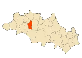 Localisation de Hanchir Toumghani