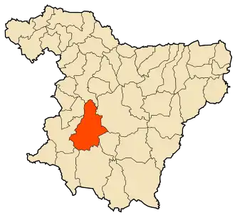 Localisation de Sour El-Ghozlane