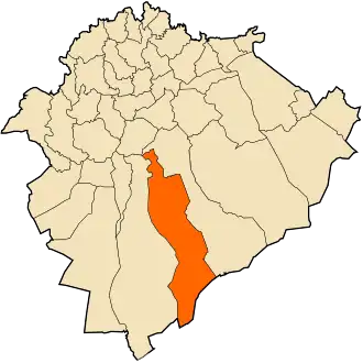 Localisation de Aïn Deheb