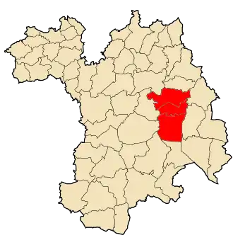 Localisation de Daïra d'El Eulma