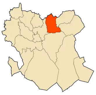 Localisation de Aïn Soltane