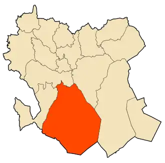 Localisation de Sidi Ahmed