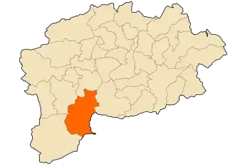 Localisation de Aïn Makhlouf