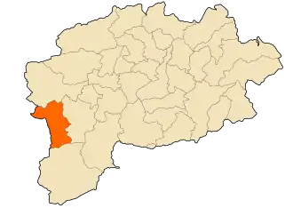 Localisation de Aïn Reggada