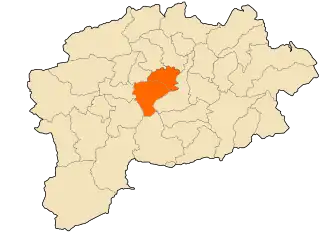 Localisation de Daïra de Guelma