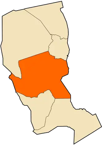 Localisation de Daïra d'Illizi