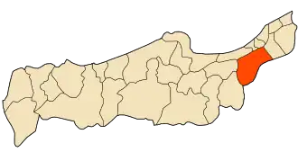 Localisation de Attatba