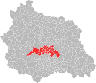 Localisation de Mond'Arverne Communauté