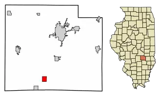 Localisation de West Chicago