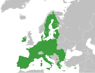Kosovo et Union européenne