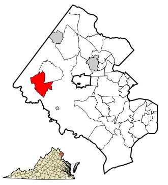 Localisation de Centreville