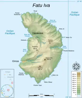 Carte de Fatu Hiva