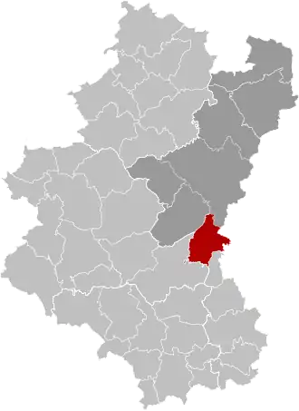 Localisation de Fauvillers