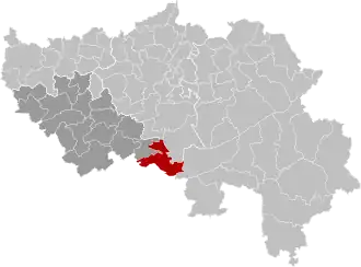 Localisation de Ferrières