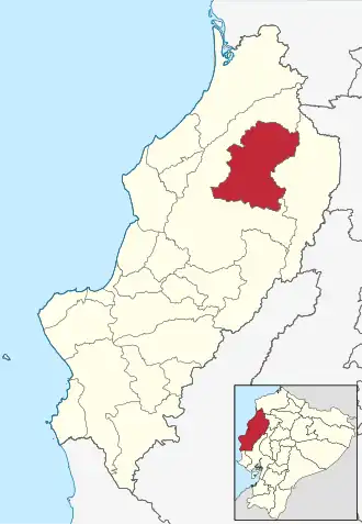 Localisation de Canton de Flavio Alfaro