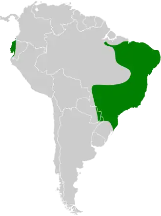 Description de l'image Fluvicola nengeta map.svg.