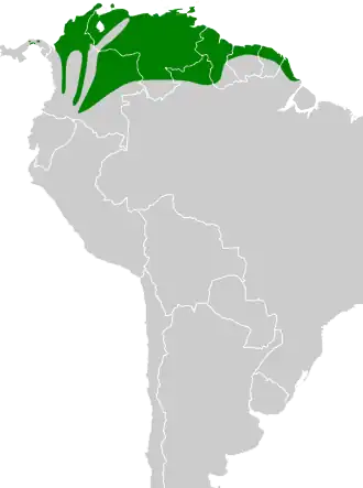 Description de l'image Fluvicola pica map.svg.