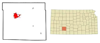 Localisation de Dodge City