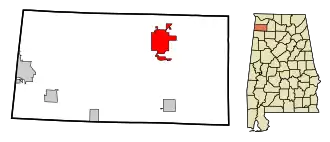 Localisation de Russellville