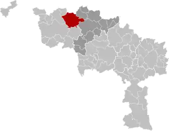 Localisation de Frasnes-lez-Anvaing