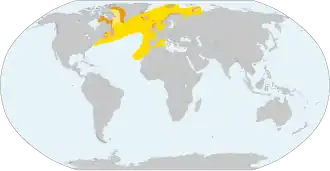Description de l'image Fratercula arctica distribution map.svg.