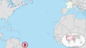 Localisation de Guyane