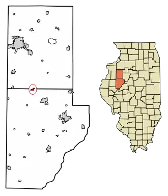 Localisation de London Mills