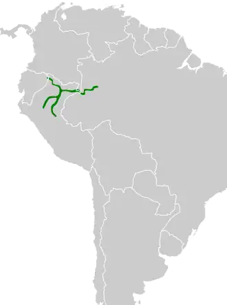 Description de l'image Furnarius torridus map.svg.