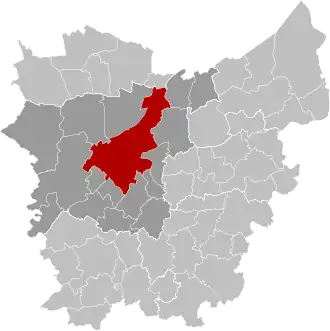 Localisation de Gand