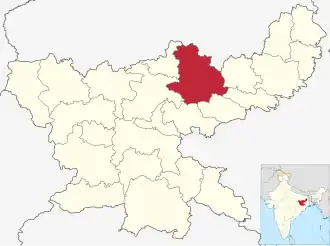 Localisation de District de Giridih