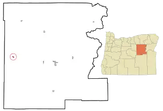 Localisation de Dayville