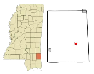 Localisation de Leakesville