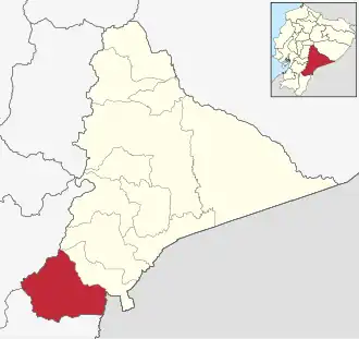 Localisation de Canton de Gualaquiza