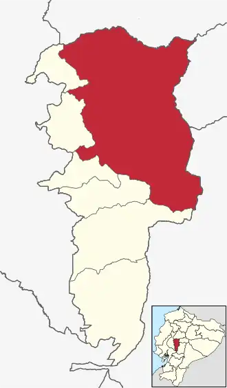 Localisation de Canton de Guaranda