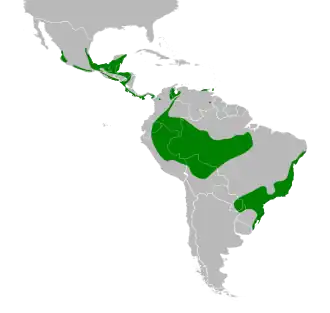 Description de l'image Habia rubica map.svg.